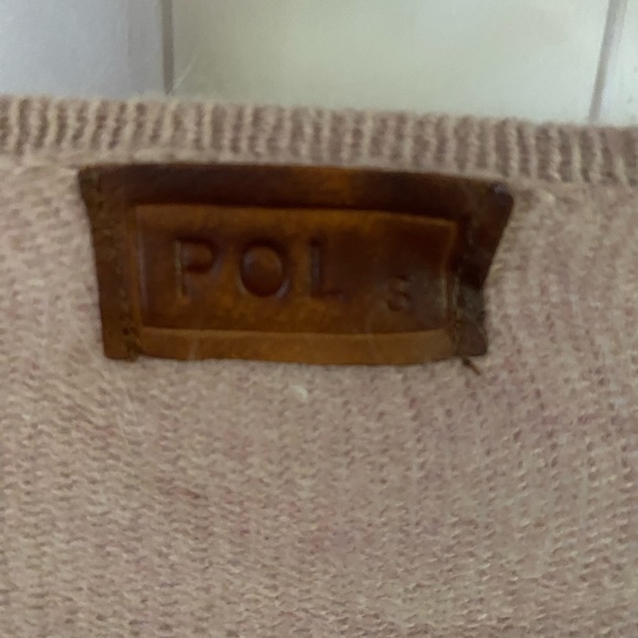 POL Women's Cardigan in Soft Beige - Picture 3 of 5